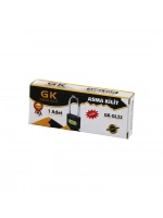 Gk Gk-gl32 ( 32mm & Gri ) ( Uzun Kancalı ) Asma Kilit*6x40