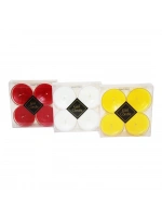Gül Candle Gl-210 ( 4pcs Yuvarlak & Kristal Kapsül ) Kokulu Mum Mix*24=k