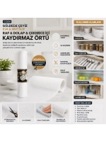 Güldede Çeyiz ( 45x90cm ) ( Eva & Anti Slip ) Raf & Dolap & Çekmece İçi Kaydırmaz*12x12