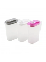 Güzel Plastik G-019 Sürahi Şeffaf Plastik & Renkli Kapak*24=k