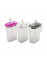 Güzel Plastik G-020 ( Şeffaf Plastik ) Oval ( Yayık ) Sürahi ( Renkli Kapak )*24=k