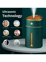 Hava Nemlendirici Işıklı Buhar Makinesi Ve Aroma Difüzörü 1000 Ml Ultrasonik