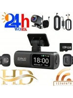 Hd Araç Kamerası Çift Yönlü Dash Cam 4k Uhd Ön Ve 1080p Fhd Arka Kameralı Wifi