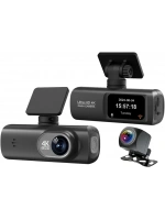 Hd Araç Kamerası Çift Yönlü Dash Cam 4k Uhd Ön Ve 1080p Fhd Arka Kameralı Wifi