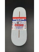 Huzur ( Beyaz & 3cm ) Paça Lastik Yassı Geniş 10mt.*30