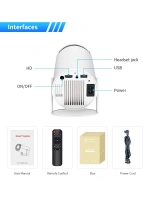 Hy300 Full Hd Android Taşınabilir Mini Projeksiyon Cihazı