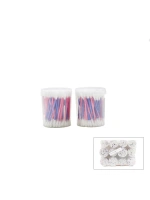 Iassmın Soft ( Küçük Boy ) ( 100pcs ) ( Kulak Çöpü Pamuk ) ( Yuvarlak Kutu )*12x12