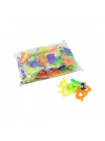 İbco ( Kalp Oklu ) ( 9pcs ) Bisiklet Süsü ( Renkli Plastik )*25x20