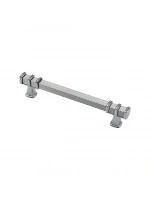 İbico-969 ( 12.8cm ) ( Yüzük Krom & Kulp Krom ) ( Kare ) Çekmece Kulp*10x5