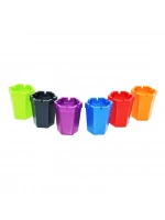 İbico ( Altıgen ) Renkli Plastik Kokusuz Küllük*24=k
