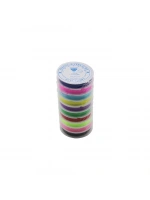 İbico Crystalıne İ14-005 ( Size:1.0 & 4mt ) ( Renkli & Lastikli ) Misina İpi*10x150