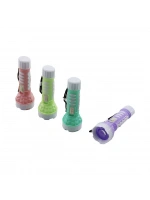 İbico İ10-010 Led Flashlight Xjm-188 ( Pilli ) ( Mini=9.5cm ) El Feneri ( Renkli Plastik )*48x32
