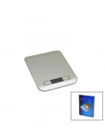 İbico İ11-010 (3 Kapasite=1000-3000-5000gr/1gr) (180x140x18mm) Dijital Platin Mutfak Terazi & Tartı ( Pilli= 2pcs İnce)*40