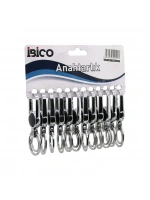 İbico İ12-009 ( Yuvarlak Model Gövde ) ( Metal ) ( Plastik Kaplı Gövde ) Anahtarlık ( Çift Halkalı ) ( Kemer Geçmeli )*12x50