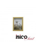 İbico İ12-026 ( 5x7 & 13x18cm ) ( Kalın & Lüx Bambu & Tek Renk Çerçeve ) Ahşap Resim Çerçevesi*36=k