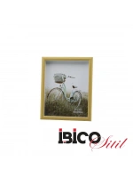 İbico İ12-028 ( 8x10 & 20x25cm ) ( Kalın & Lüx Bambu & Tek Renk Çerçeve ) Ahşap Resim Çerçevesi *36=k