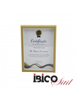 İbico İ12-029 ( A4 & 21x29.7cm ) ( Kalın & Lüx Bambu & Tek Renk Çerçeve ) Ahşap Resim Çerçevesi*36=k