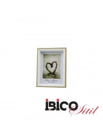İbico İ12-031 ( 5x7 & 13x18cm ) ( Kalın & Lüx Bambu & Çift Renk Çerçeve ) Ahşap Resim Çerçevesi*36=k