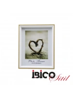 İbico İ12-033 ( 8x10 20x25cm ) ( Kalın & Lux Bambu & Çift Renk Çerçeve ) Ahşap Resim Çerçevesi*36=k