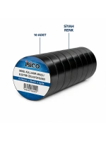 İbico İ13-028 ( Siyah ) İzolasyon Elektrik Bantı ( 0.15mm X 18mm ) ( 6yds )*10x50