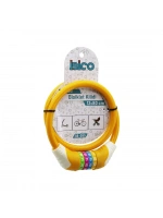 İbico İ18-055 ( Şifreli ) ( Kalın ) ( Sarı ) Bisiklet Kilit ( 12mmx80cm )*120