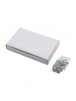 İbico İ20-006 Dressmaker Pıns ( 30 Pcs )( Renkli Toplu ) Başörtü İğnesi (şeffaf Plastik Kutulu)*20x50