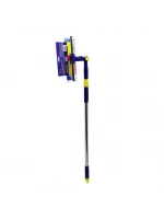 İbico İ21-017 Star Q (2 Başlı=camsil Çekpas & M.fiber Mop=24.5cm) (360° Başlık) (camsil & Mop) (uzayan Metal & Pls.sap= 85-133cm)*60