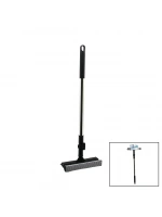 İbico İ21-032 (2in1 Başlı=çekpas & File Kaplı Sünger) Çok Amaçlı Yüzey Temizlik Mop & Camsil (kilitli Uzayan Metal Sap=56-94cm)*50