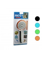 İbico K13-041 (orta Boy) (yuvarlak& Bombeli=10.7cm) Duş Başlık (kademeli)(krom Gövde& R.kenar)(vakumlu)(sap:13cm)*77