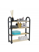 İbico K13-600 (4 Katlı) Ahşap Ayakkabılık (8 Ayakkabılık) (64x50x18cm) (çok Amaçlı Raf) (portatif & Vidasız Kolay Montaj)*12