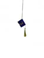 İbico ( Mini ) Kuran ( Kadife & Allah (c.c) Lafzı Yazılı Kaplı ) (askı İpli & Püsküllü) ( 4.5x5cm )*10x100