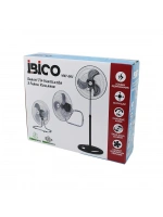 İbico Vnt-001 (3in1=duvara Monte& Masa Üstü& Ayaklı) (45cm) (sanayi) Tipi Vantilatör (3 Kademe Hız & 3 Metal Kanat) (75w)*1