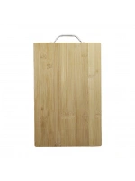 İm@-541 ( 20x30cm ) Lux Ahşap Bambu Kesim Panosu ( Metal Kulplu )*30