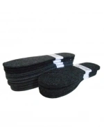 İstanbul Kç-500 ( Halıflex ) ( Siyah İnce & Tek Kat ) Keçe ( 41-42---43-44 )*12x100