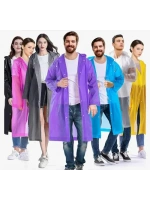 Kadın Erkek Yağmurluk Kapüşonlu Çıtçıtlı Eva Raincoat