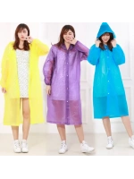 Kadın Erkek Yağmurluk Kapüşonlu Çıtçıtlı Eva Raincoat