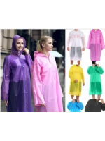Kadın Erkek Yağmurluk Kapüşonlu Çıtçıtlı Eva Raincoat