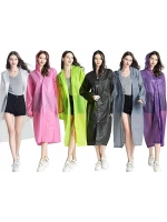 Kadın Erkek Yağmurluk Kapüşonlu Çıtçıtlı Eva Raincoat
