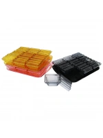 Kevser Plast Kvs-7024 ( 9lu ) ( Renkli Kristal Kahvaltılık ) Tepsili & 26x31cm*20=k