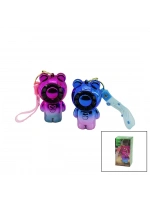 Kiwi Kfan-7400 (ayıcık Modeli) (el Tipi & Masa Üstü) (mini Fan) (usb Şarjlı) (anahtarlıklı) (2-kademe Hız) (parlak Renkli)*36
