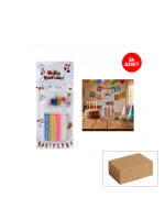 Ksmart K-1094 ( 24pcs ) ( İnce ) Doğum Günü Mum*24x24