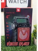 Kts-1706 Taşınabilir Güneş Enerjili Fenerli Bluetooth Hoparlör