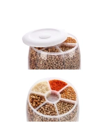Kuru Gıda Ve Bakliyat 6lı Erzak Saklama Kabı 6 Kg