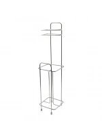 Lalezar Lzr-642 ( Kare ) ( Metal & Krom ) Yedekli Wc Kağıtlık*12