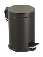Lalezar Lzr-811-s ( 3lt ) ( Siyah ) Pedallı Metal Çöp Kovası*8