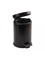 Lalezar Lzr-813-s ( 5lt ) ( Siyah ) Pedallı Metal Çöp Kovası*8