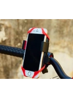 Lastik Destekli Standlı Bisiklet Telefon Tutucu