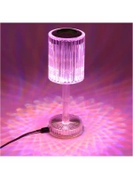 Led Bluetooth Hoparlör Uzaktan Kumandalı Kristal Lamba Masa Lamba