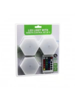 Led Lıght Wıth ( 3pcs & 6gen & Rgb ) ( Kumandalı & Pilli & Dokunmatik ) Lamba Seti ( 6led )*80