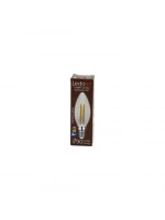 Ledolet ( 4w=45w & E14 ) ( Mum ) Flament Led Rustik Ampul ( 400lumen & 3000k ) ( Kırılmaz Gövde )*200